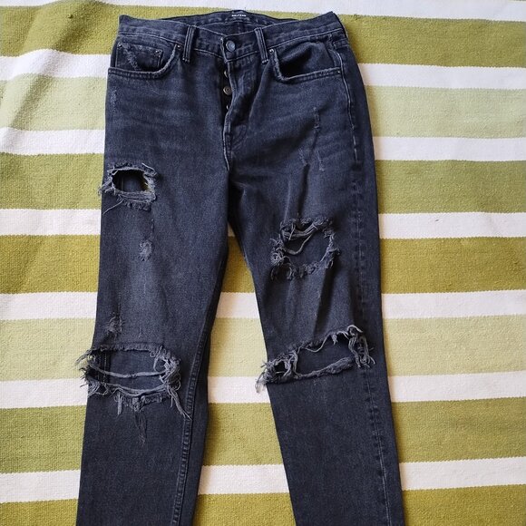 GRLFRND Karolina Distressed Jeans in Travelin' Band Size 28 - Picture 4 of 9